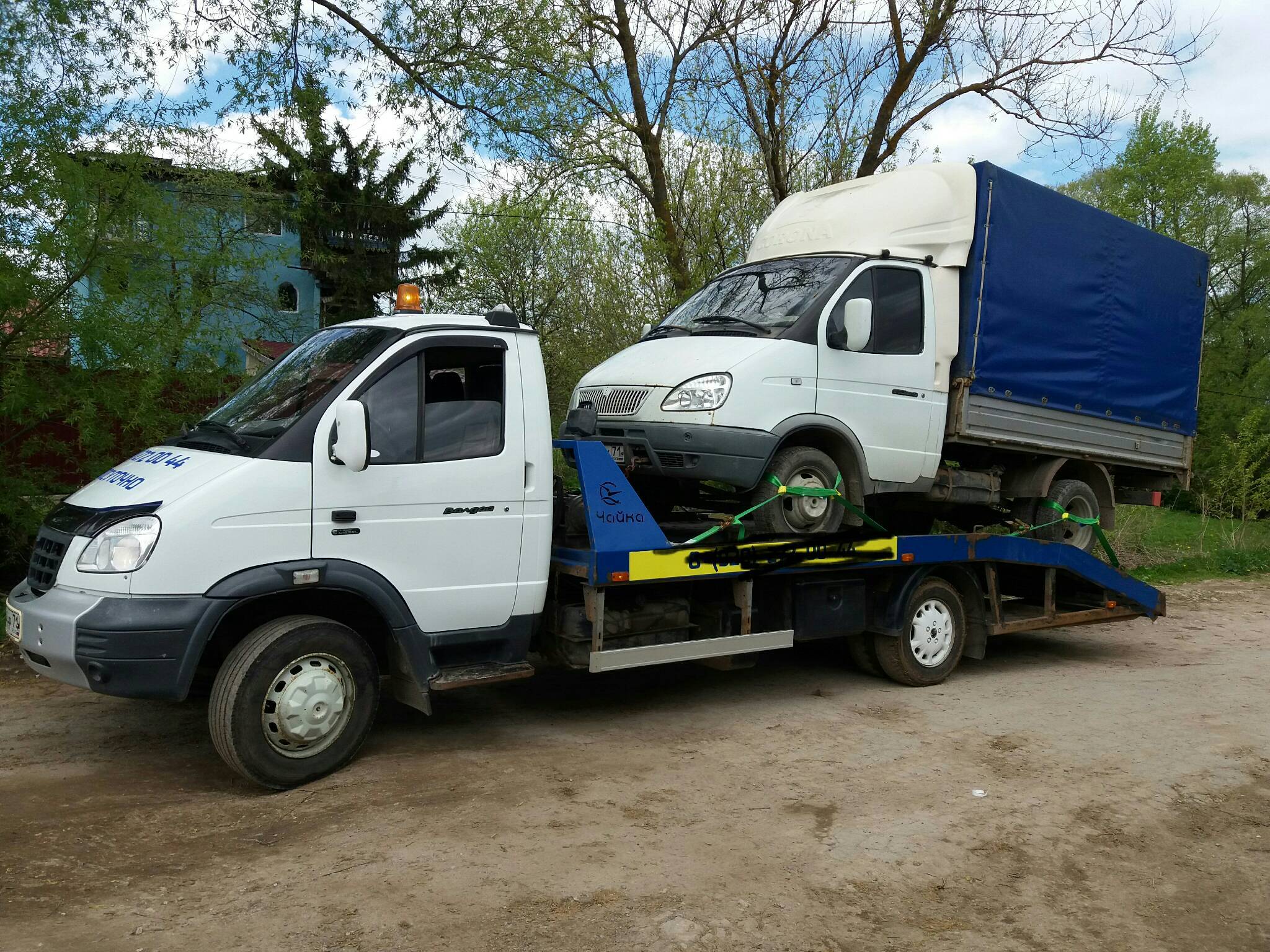 Фото пример эвакуатора коммереского авто 