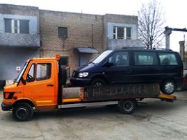 Фот эвакуации микроавтобуса