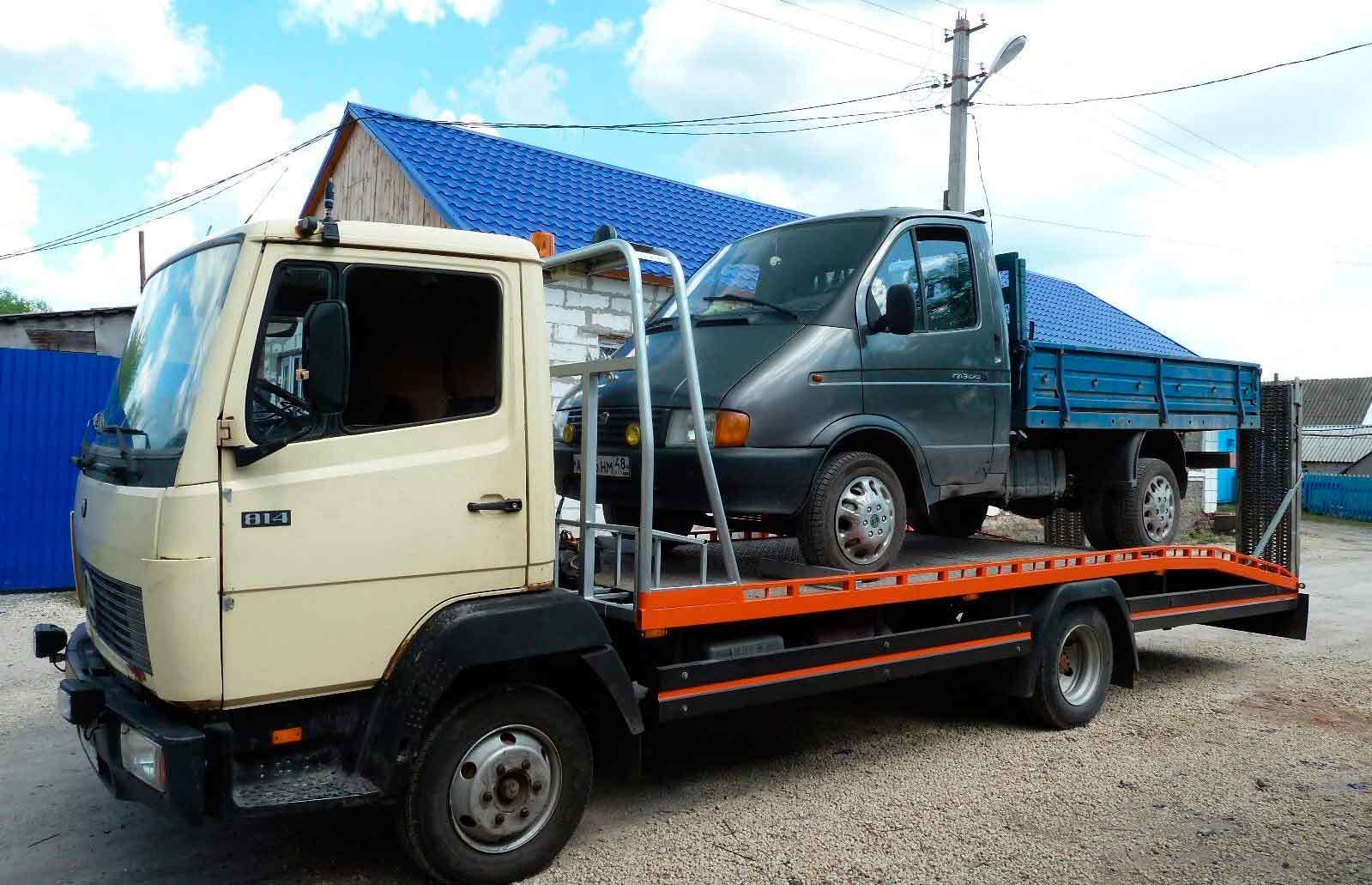 Фото грузовой эвакуации