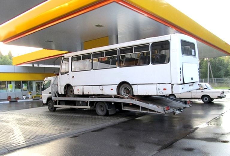 Фото эвакуации автобуса в Самаре