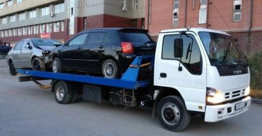 Фото процесса эвакуации автомобиля