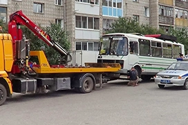 Фото эвакуации автобуса